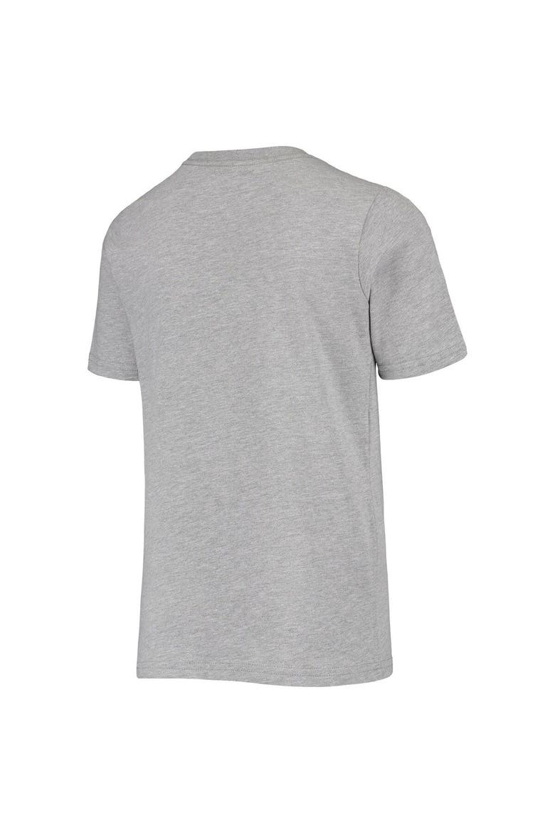 Youth Mitchell & Ness Pete Maravich Heathered Gray New Orleans Jazz Hardwood Classics King of the Court Player T-Shirt, Alternate, color, Heather Gray