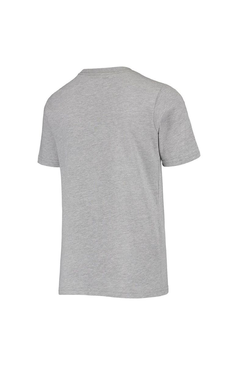 Mitchell & Ness Youth Mitchell & Ness Pete Maravich Heathered Gray New Orleans Jazz Hardwood Classics King of the Court Player T-Shirt, Alternate, color, Heather Gray