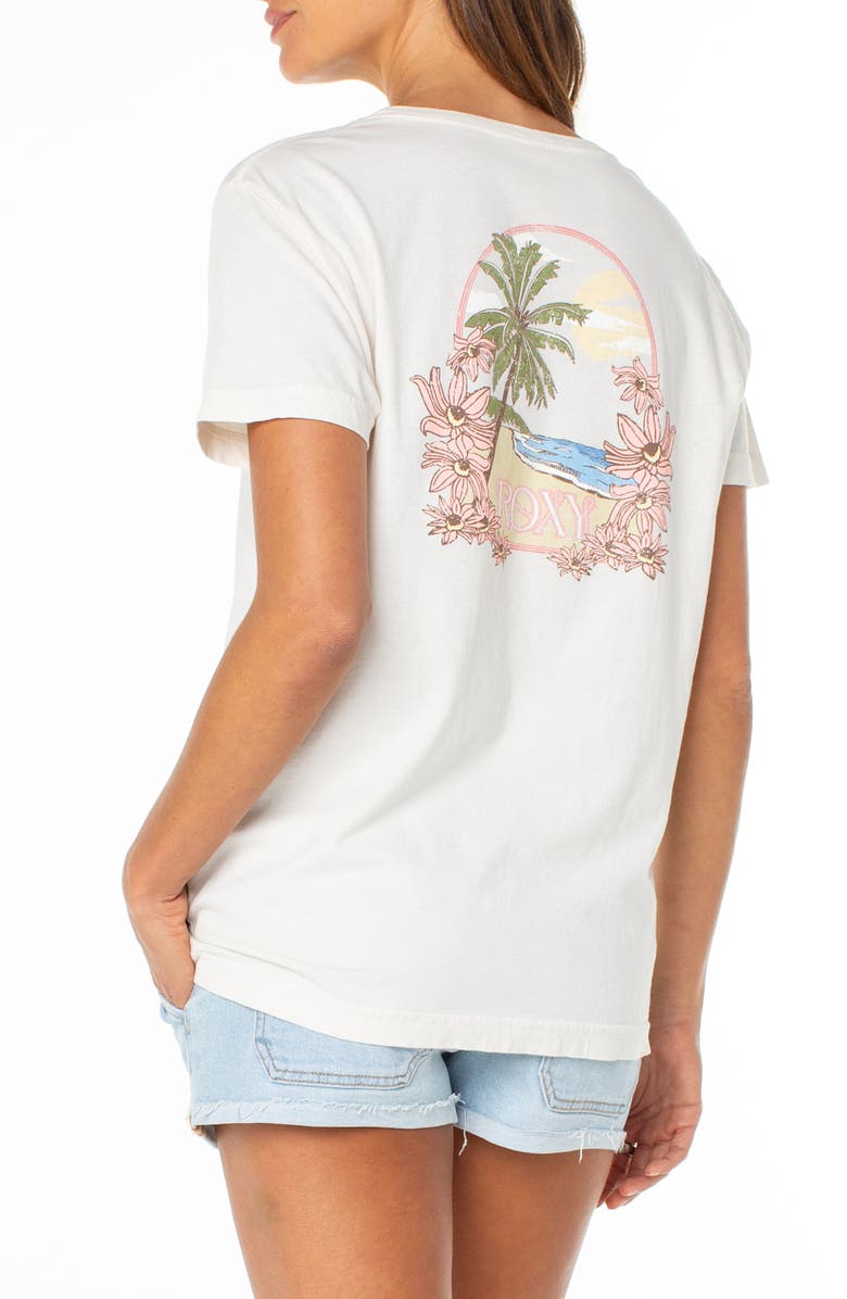 Roxy Beach Day Graphic T-Shirt, Alternate, color, 