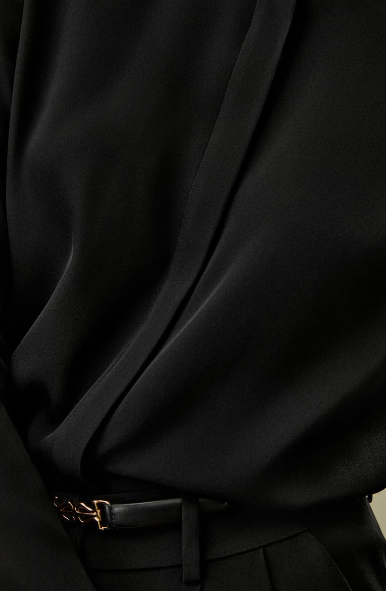 Lilysilk Classic Collar Silk Shirt for Women, Alternate, color, Black