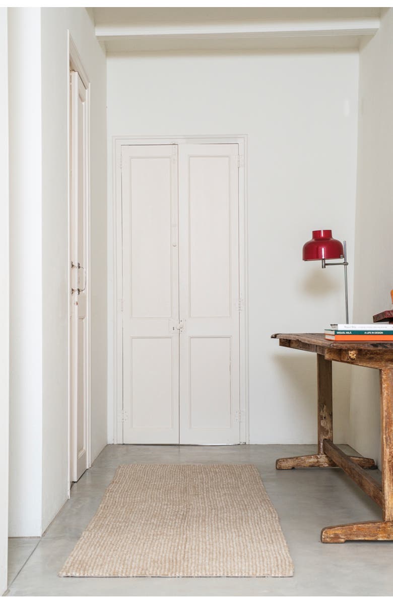 Lorena Canals Wool Runner Rug, Alternate, color, Natural,Sand Stone