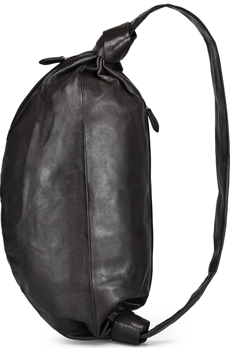 OLD TREND Lily Oversized Handwoven Convertible Leather Sling Bag, Alternate, color, Grey