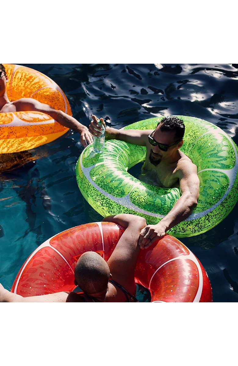 Coconut Outdoor XDUPC Coconut Float Green Glitter Inflatable Pool Float, Alternate, color, Green