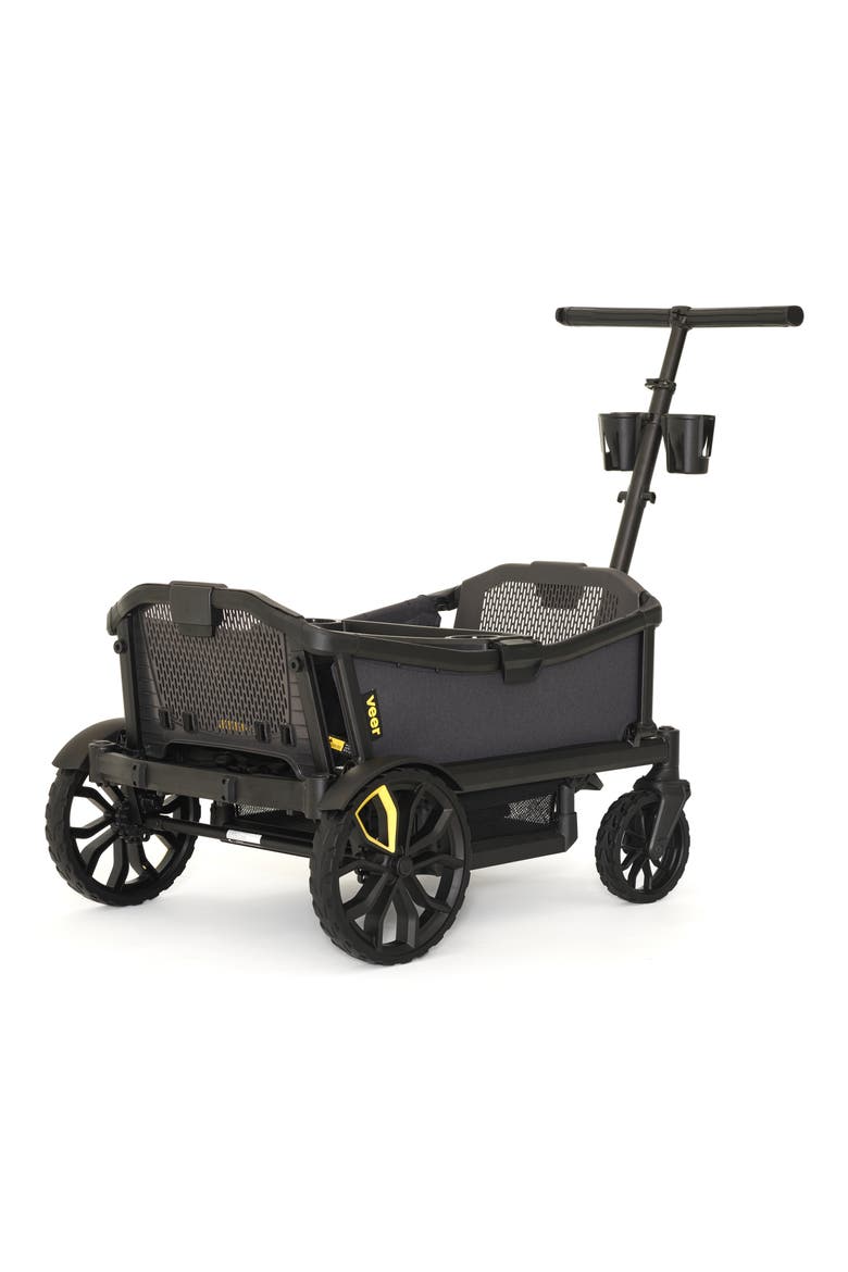 All-Terrain Cruiser XL 4-Seater Stroller Wagon, Alternate, color, BLACK