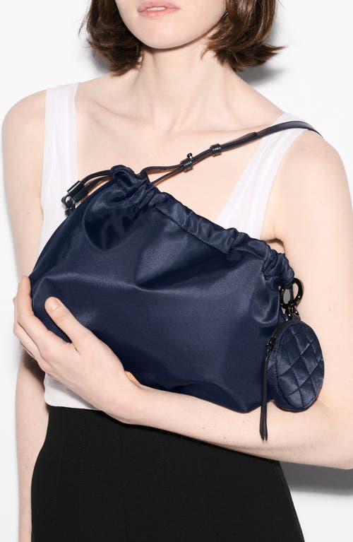 Mz Wallace Small Waverly Nylon Shoulder Bag In Sand