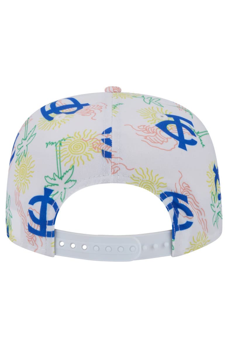 New Era Men's New Era White Minnesota Twins Islander Golfer Snapback Hat, Alternate, color,