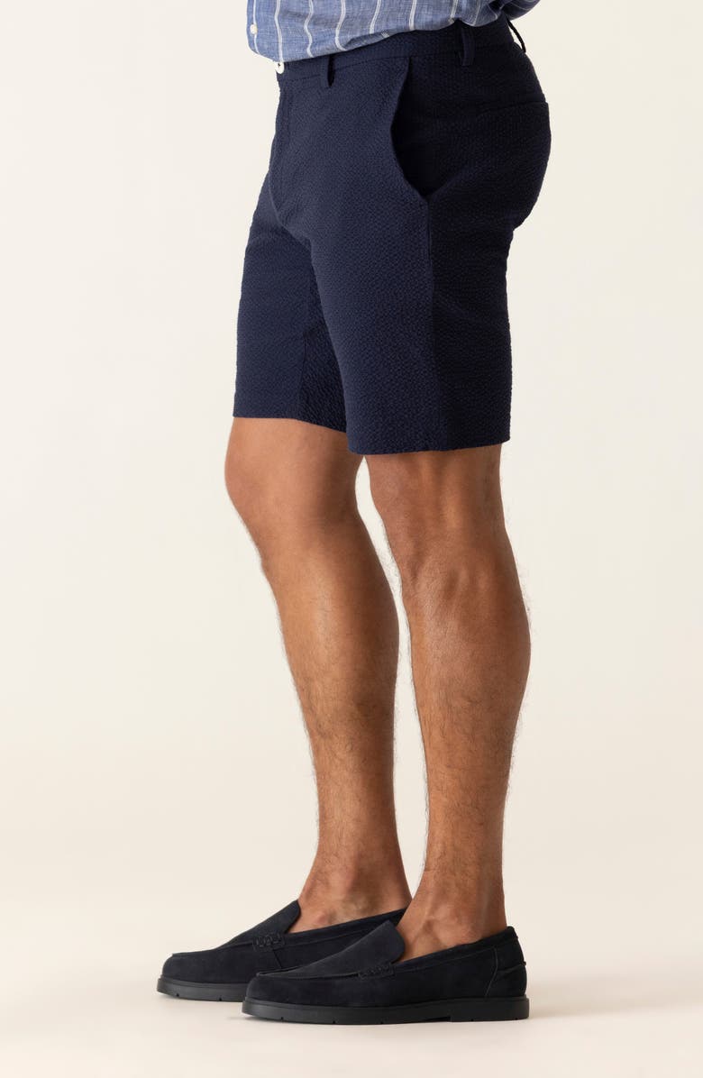 DEKE Oasis Stretch Cotton Bermuda Shorts, Alternate, color, Indigo