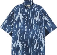 Malbon Golf Pine Inkwash Short Sleeve Polo