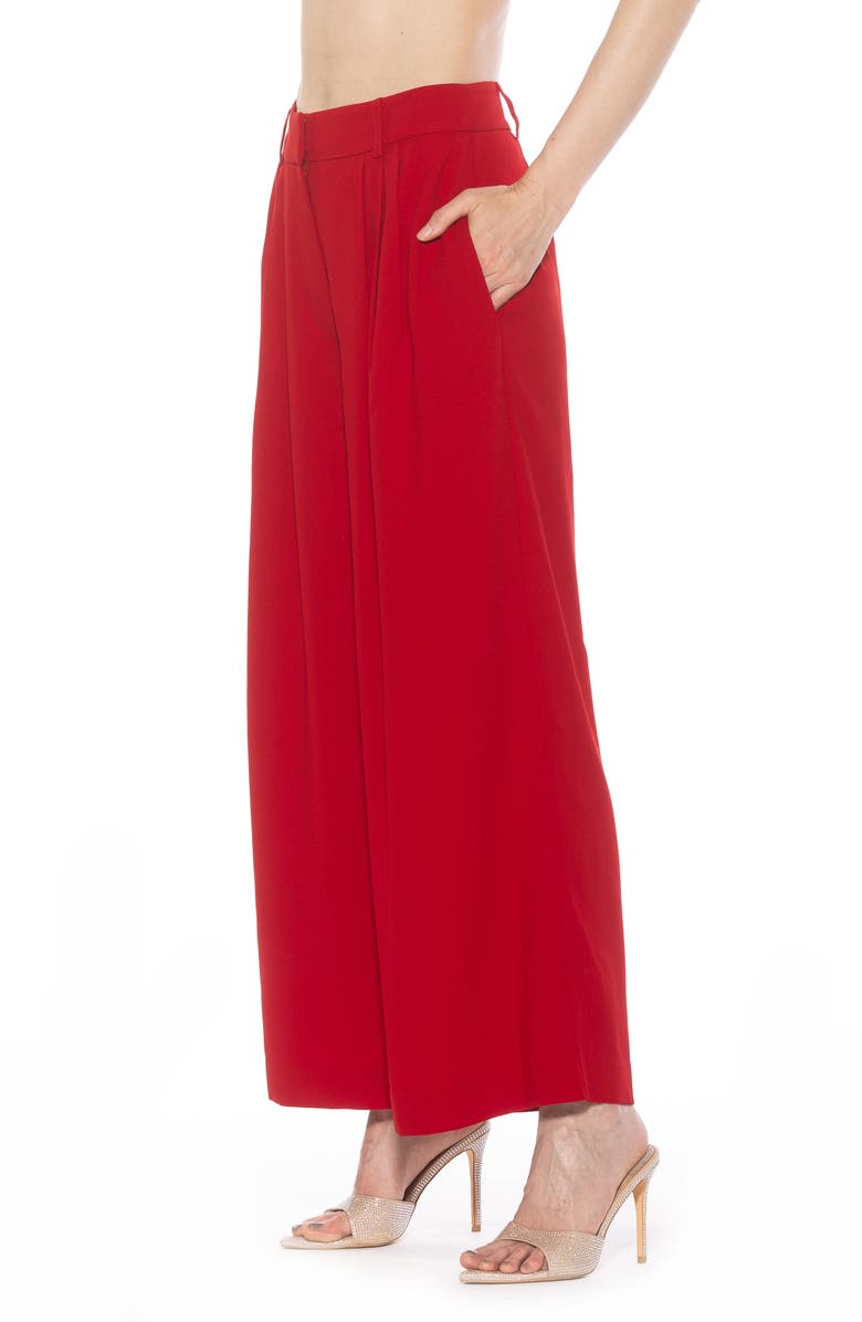 Alexia Admor Wide Leg Pants, Alternate, color, Red