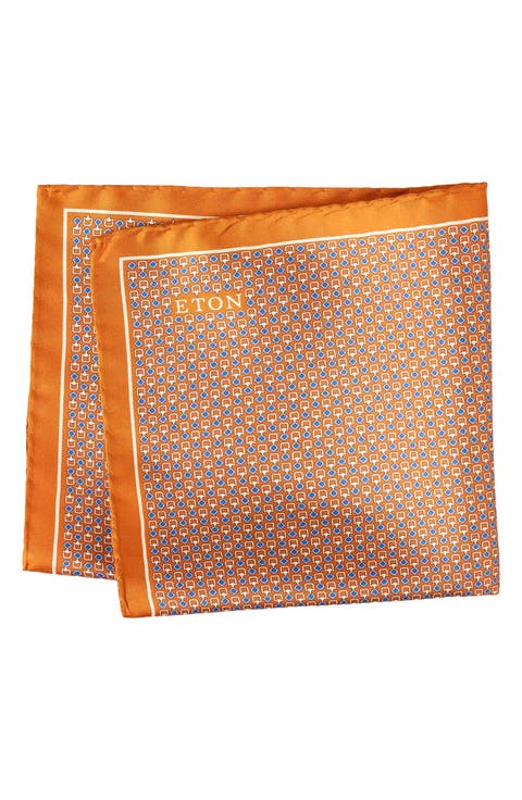 Geo Silk Pocket Square