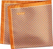 Eton Geo Silk Pocket Square