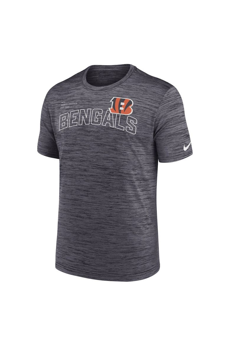 Men's Nike  Black Cincinnati Bengals Velocity Arch Performance T-Shirt, Alternate, color, Black