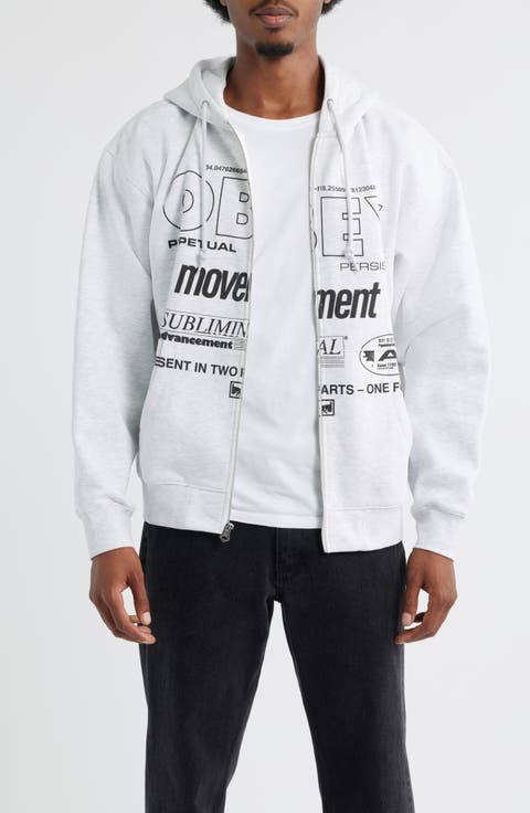 Persistent Movement Graphic Zip Hoodie