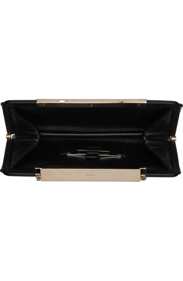 TOM FORD Supple Grained Leather Clutch, Alternate, color, 1N001 Black