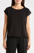 Eileen Fisher Ballet Neck Box Top