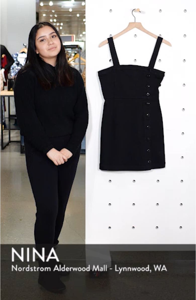 Side Button Minidress, sales video thumbnail