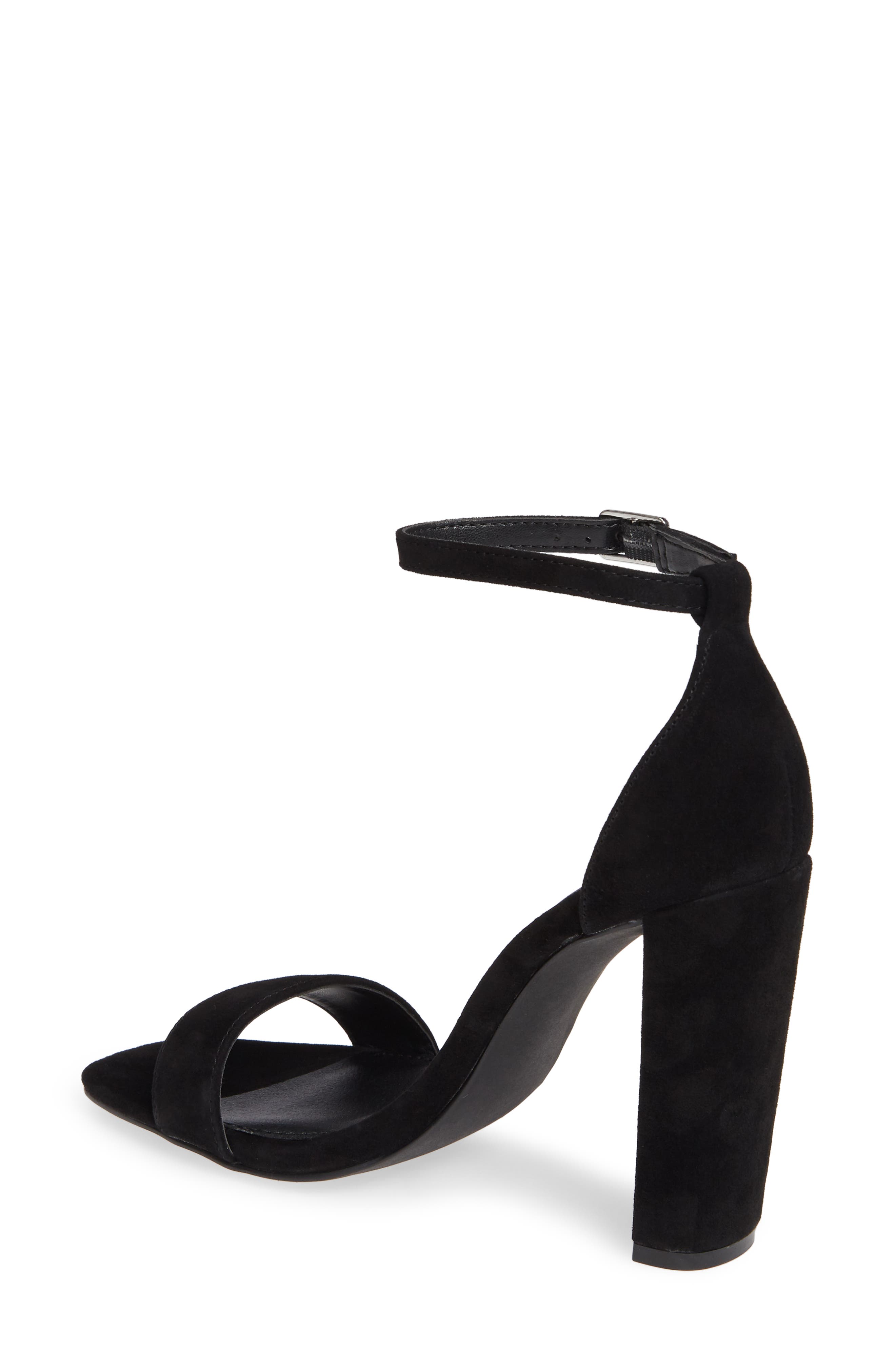 Franky Sandal, Alternate, color, BLACK SUEDE