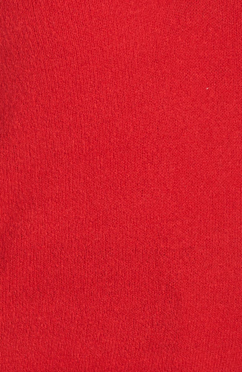 Leith Fluffy Deep V-Neck Pullover, Alternate, color, 