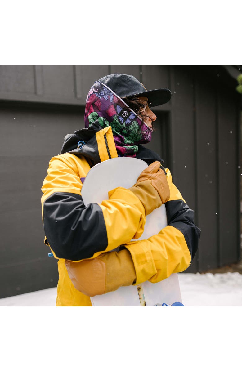 Turtle Fur Comfort Shell Tube Neck Gaiter, Alternate, color, Cinder Shadow