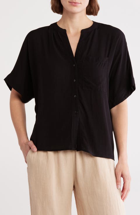Split Neck Shirt
