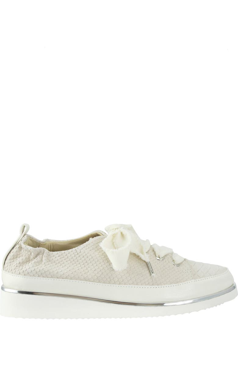 Ron White Novella Snake Embossed Nubuck Sneaker, Alternate, color,