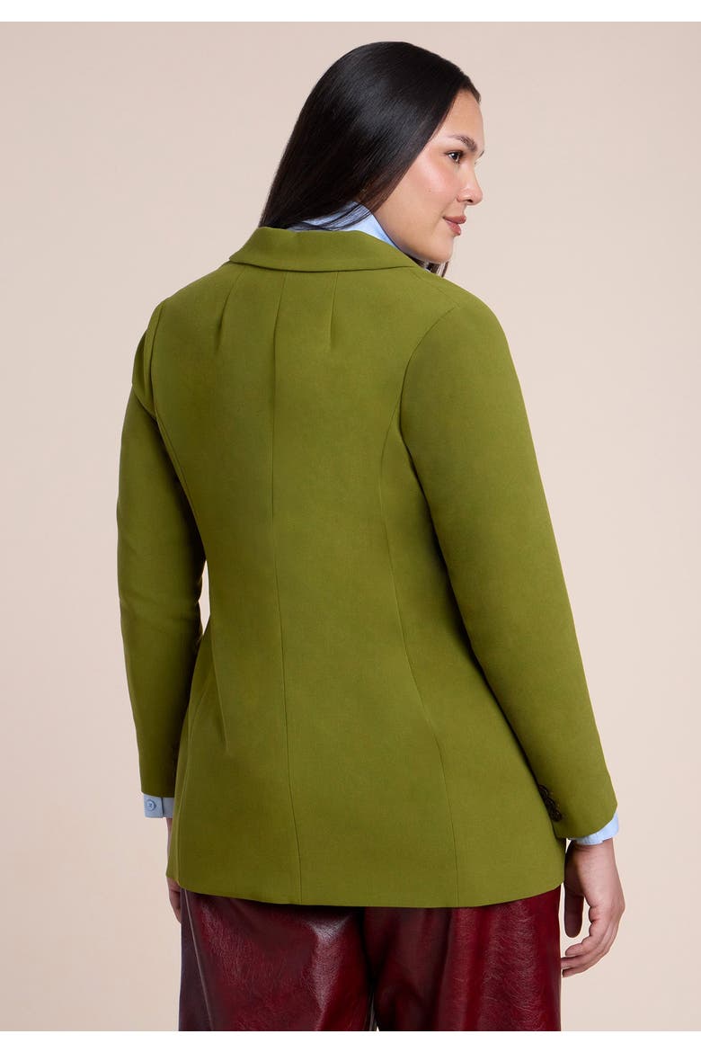 The 365 Semi Stretch Two Button Blazer, Alternate, color, AVOCADOS