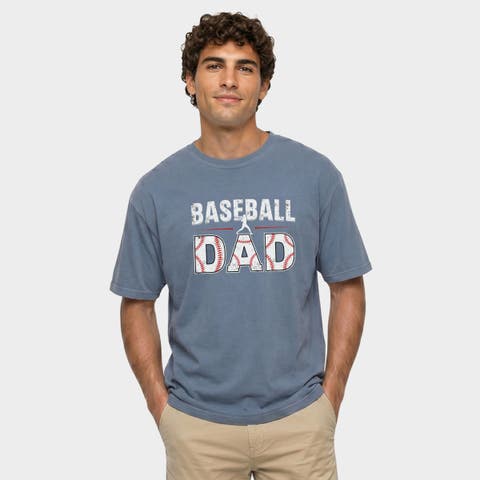 Baseball Dad Bold Garment Dyed T-Shirt