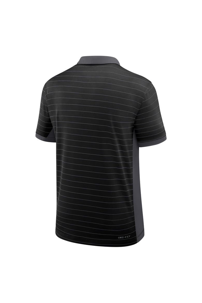 Men's Jordan Brand Black Florida Gators 2025 Early Season Coaches Sideline Victory Stripe Performance Polo, Alternate, color, Black