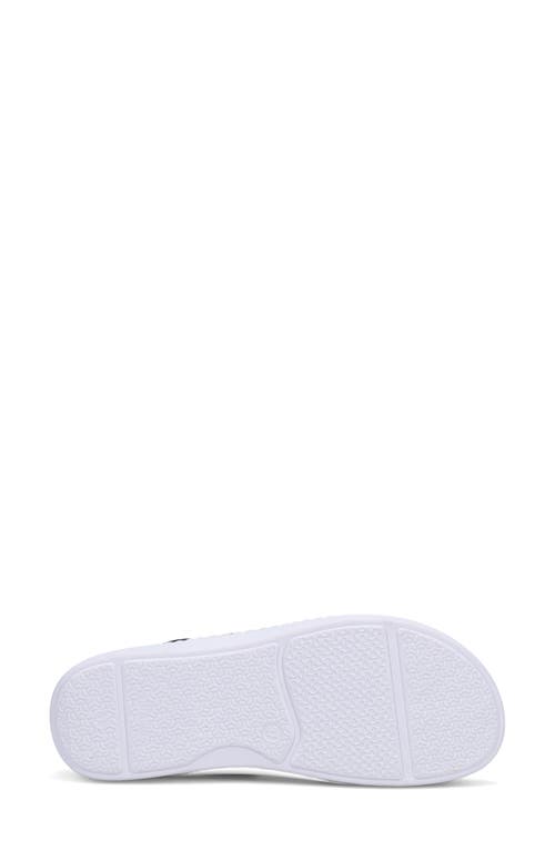 Ron White Frances Slingback Platform Wedge Sandal In French Navy