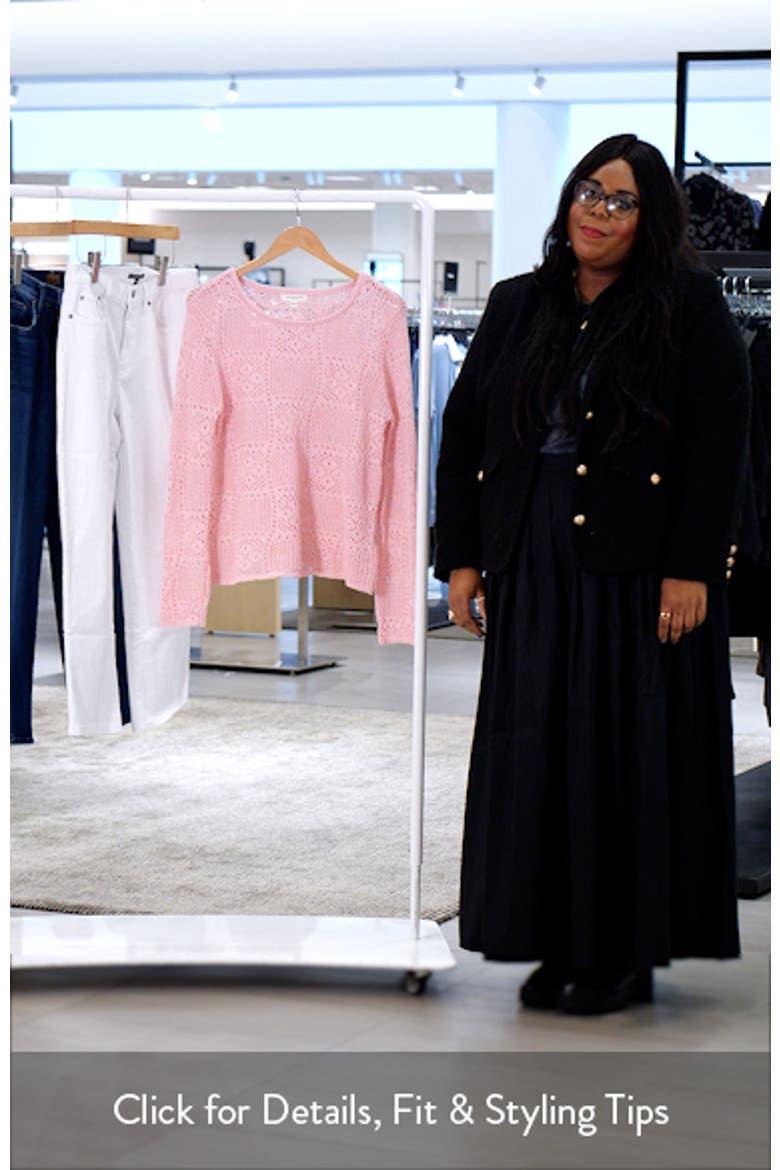 Tiara Crochet Look Sweater video