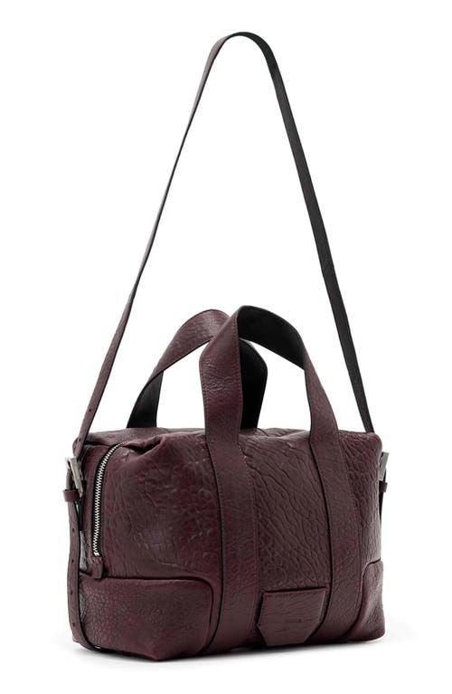 Allsaints Ares Leather Satchel In Brown