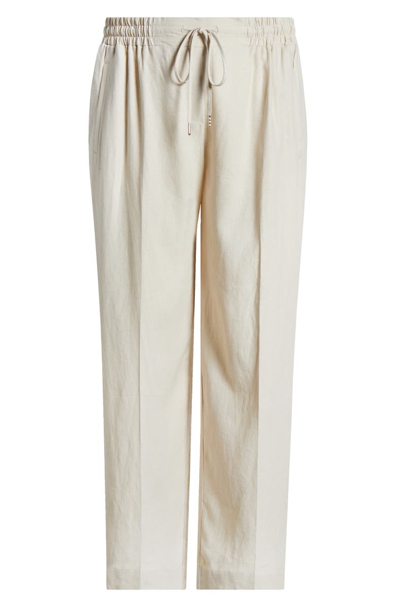 Jones New York Linen Blend Wide Leg Drawstring Pants, Alternate, color, 