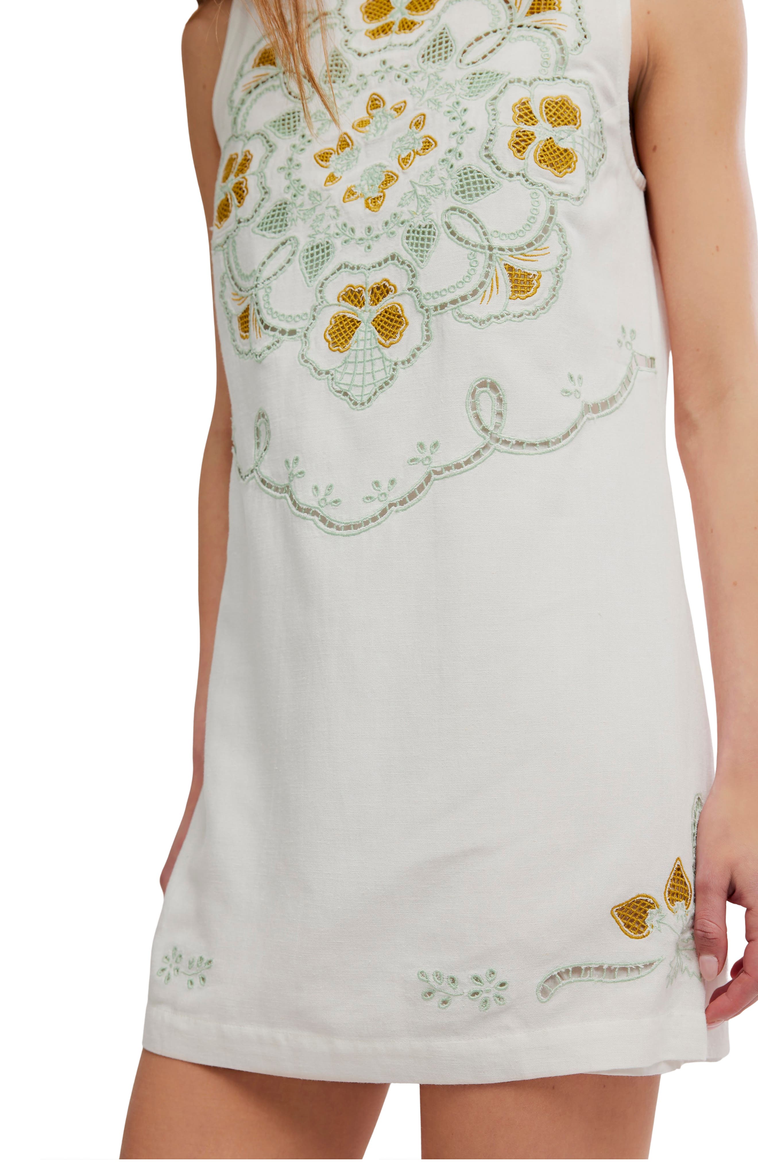 free people electric daisy mini dress Free People Women's Daisy Sleeveless Mini Dress - tobacco