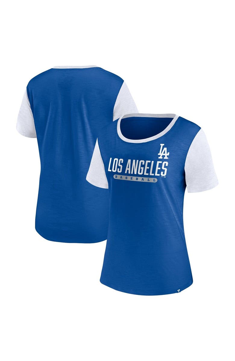 FANATICS Women's Fanatics Branded Royal Los Angeles Dodgers Mound T-Shirt, Main, color, Royal