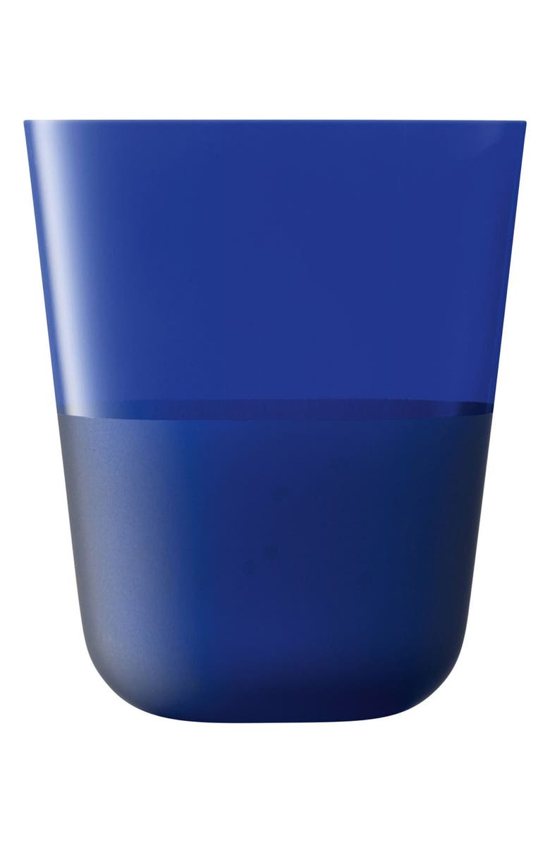 LSA Arc Contrast Set of 4 Glass Tumblers, Main, color, Blue