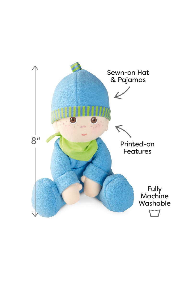 Snug Up Doll Luis 8" First Doll, Alternate, color, Blue Multi