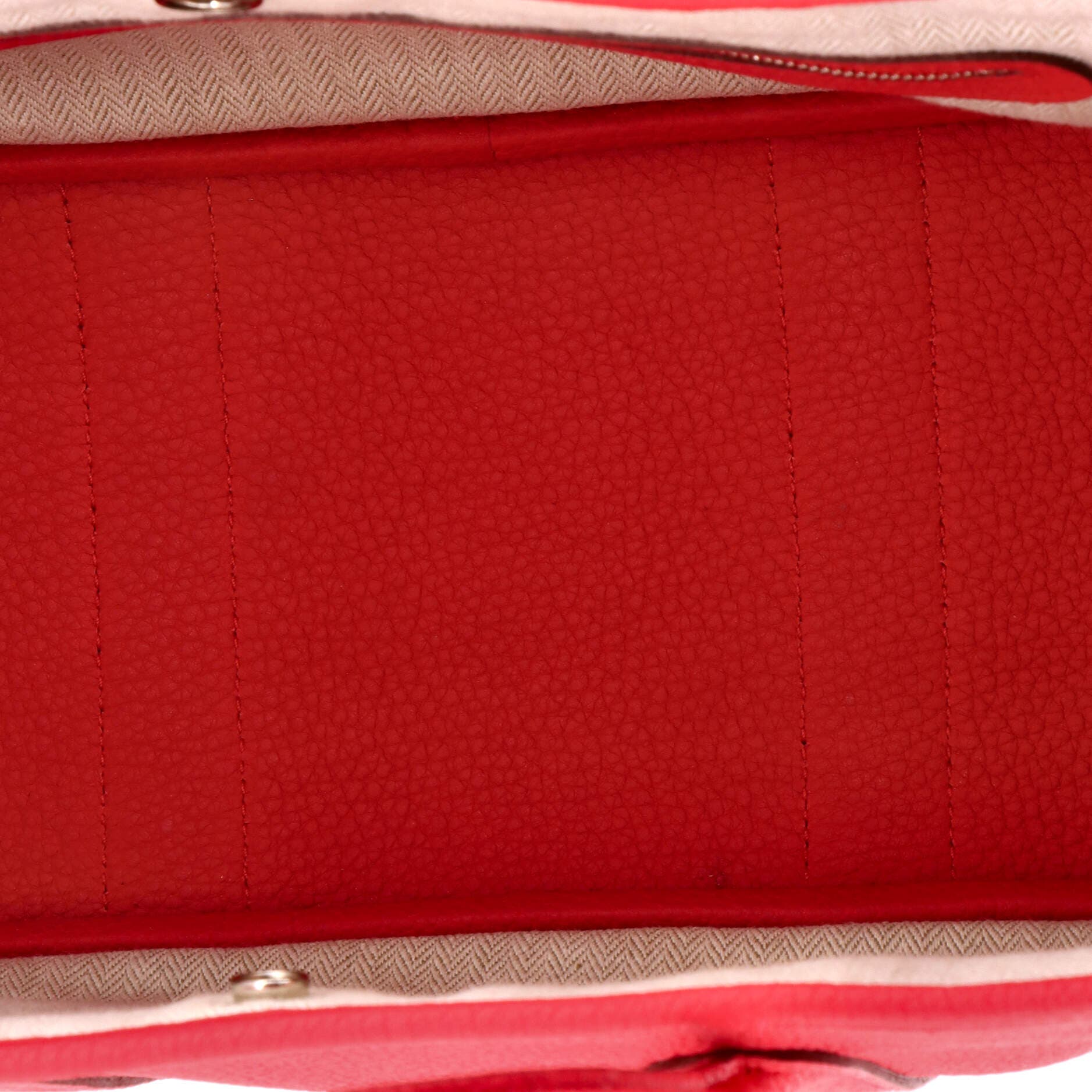 Pre-Owned Hermes Garden Party Tote Leather 30, Alternate, color, Bougainvillier