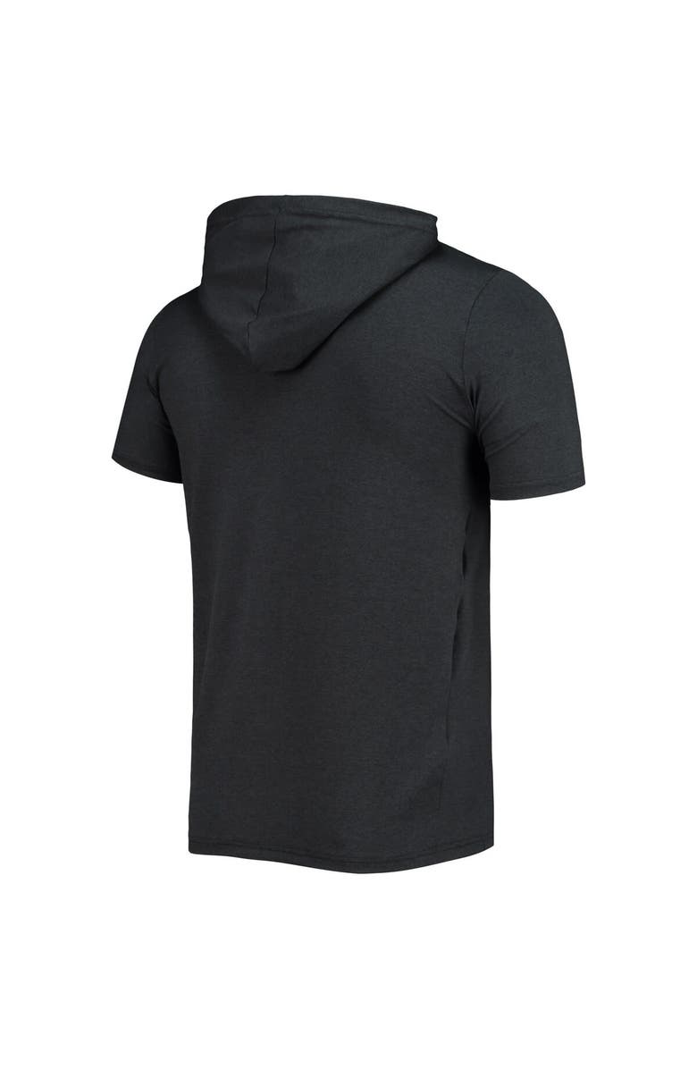 New Era Men's New Era Heathered Black New Orleans Saints Team Brushed Hoodie T-Shirt, Alternate, color, 