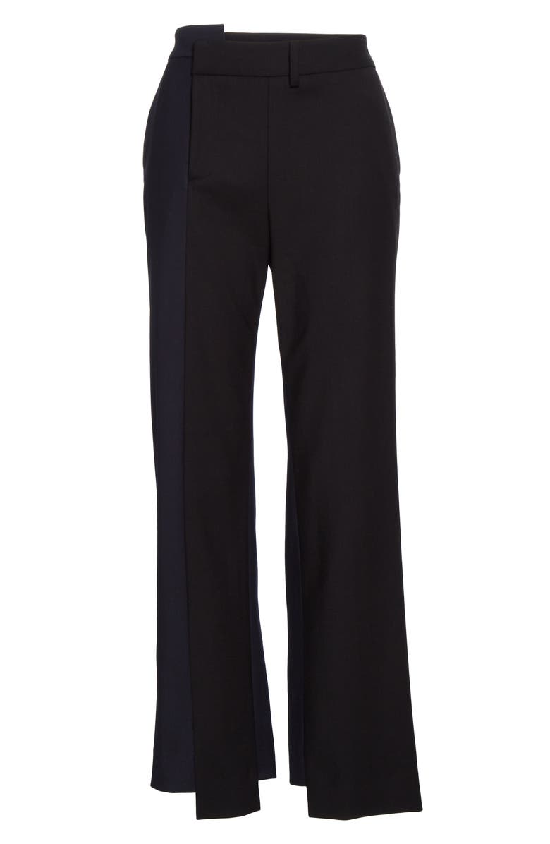 MONSE Two-Tone Stretch Wool Pants, Alternate, color, 