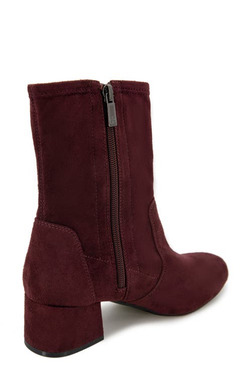 Reaction Kenneth Cole Road Stretch Bootie In Burgundy
