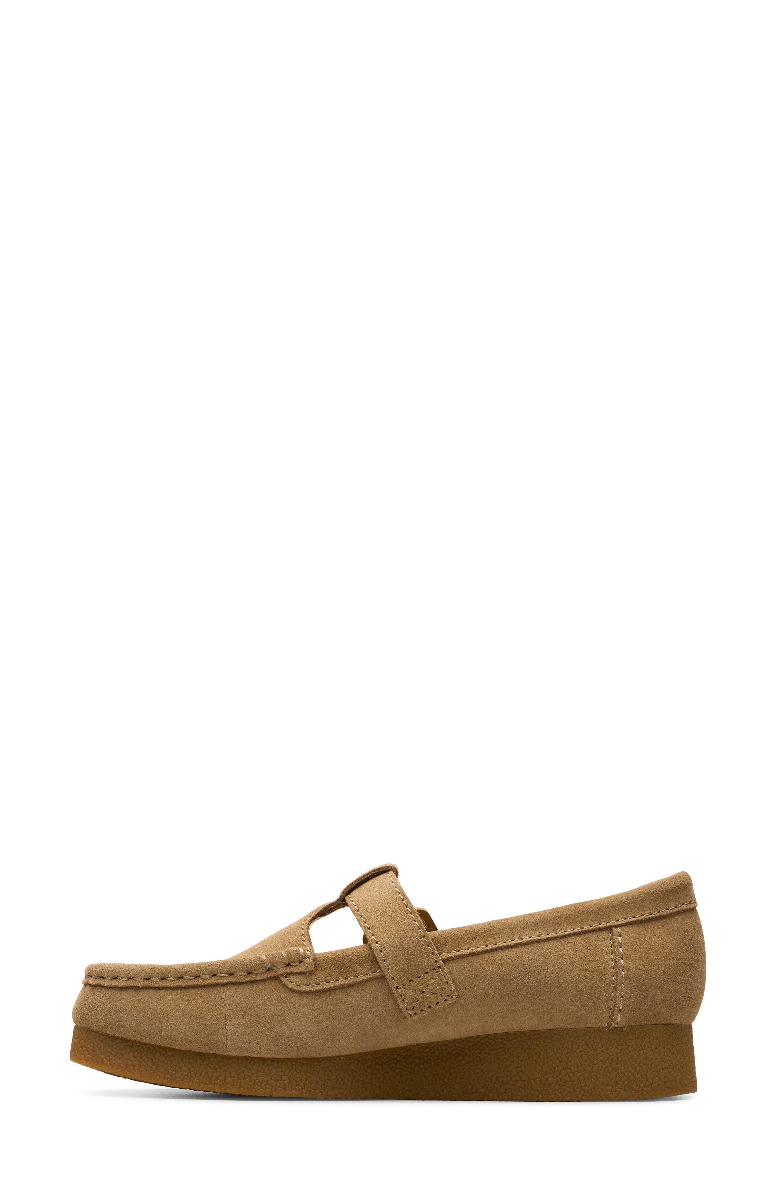Wallabee Evo Bar Mary Jane, Alternate, color, DARK SAND