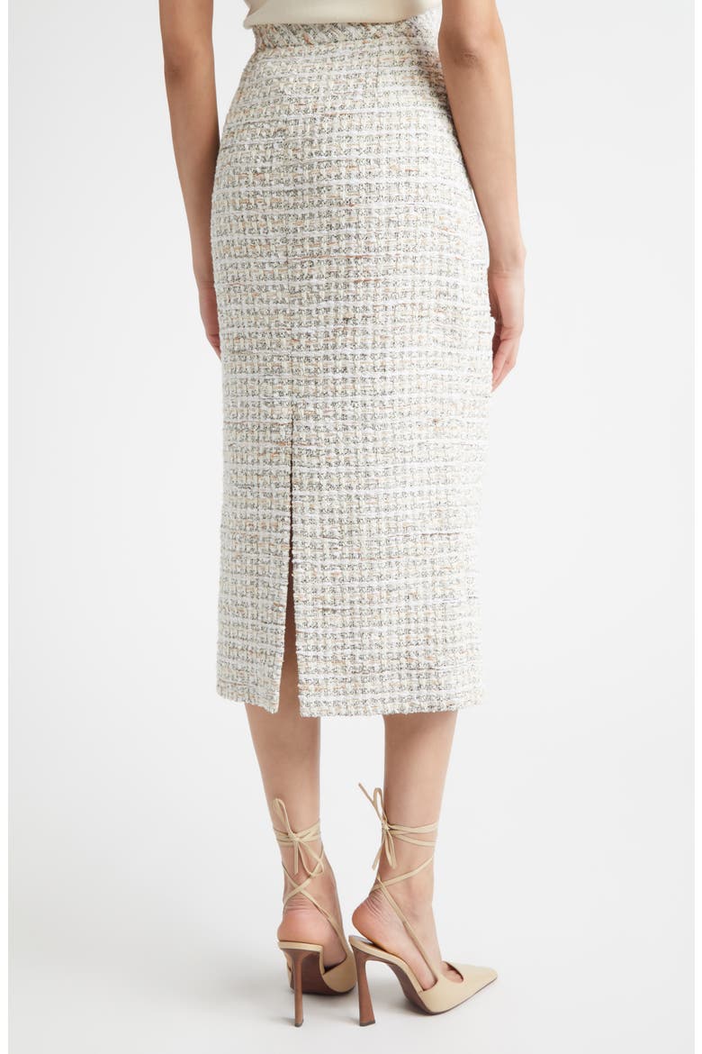 Côte d'Azure Tweed Midi Pencil Skirt, Alternate, color, ECRU / TAUPE MULTI