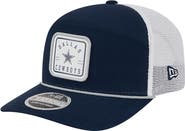 New Era Men's New Era  Navy Dallas Cowboys Quick Strike Split Panel 9SEVENTY Stretch-Snap Trucker Hat