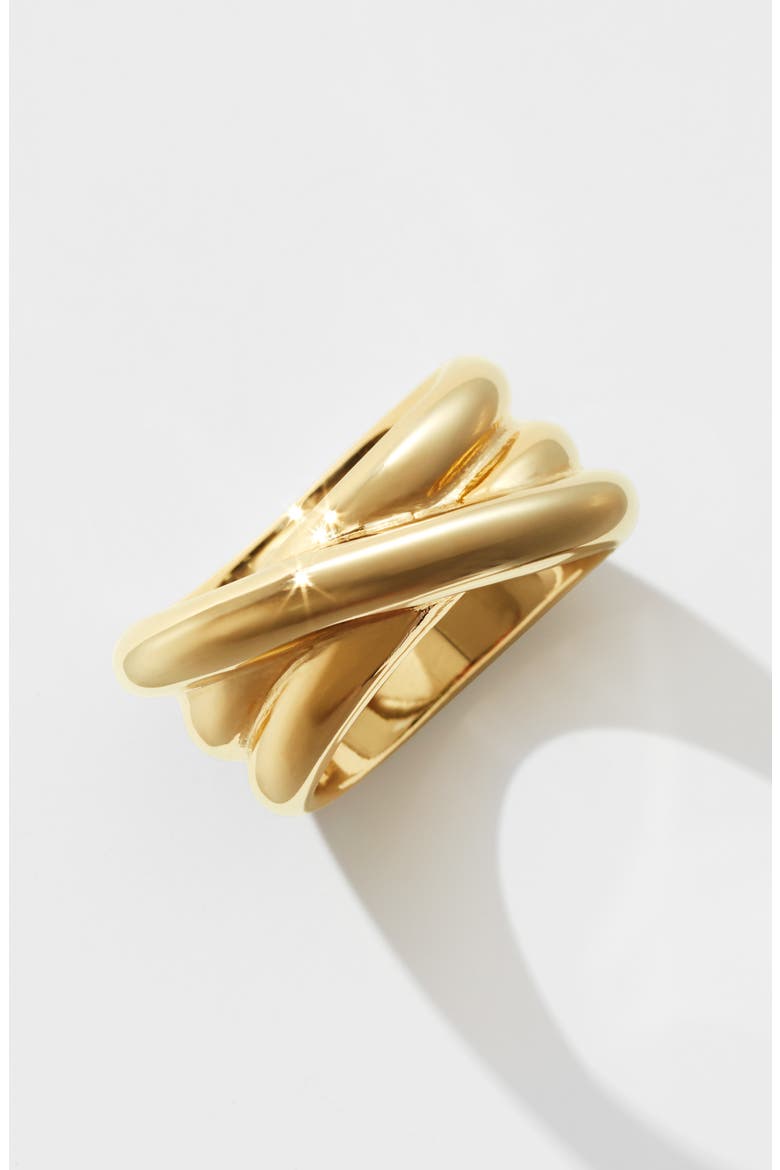 Modern Wrap Ring, Alternate, color, GOLD