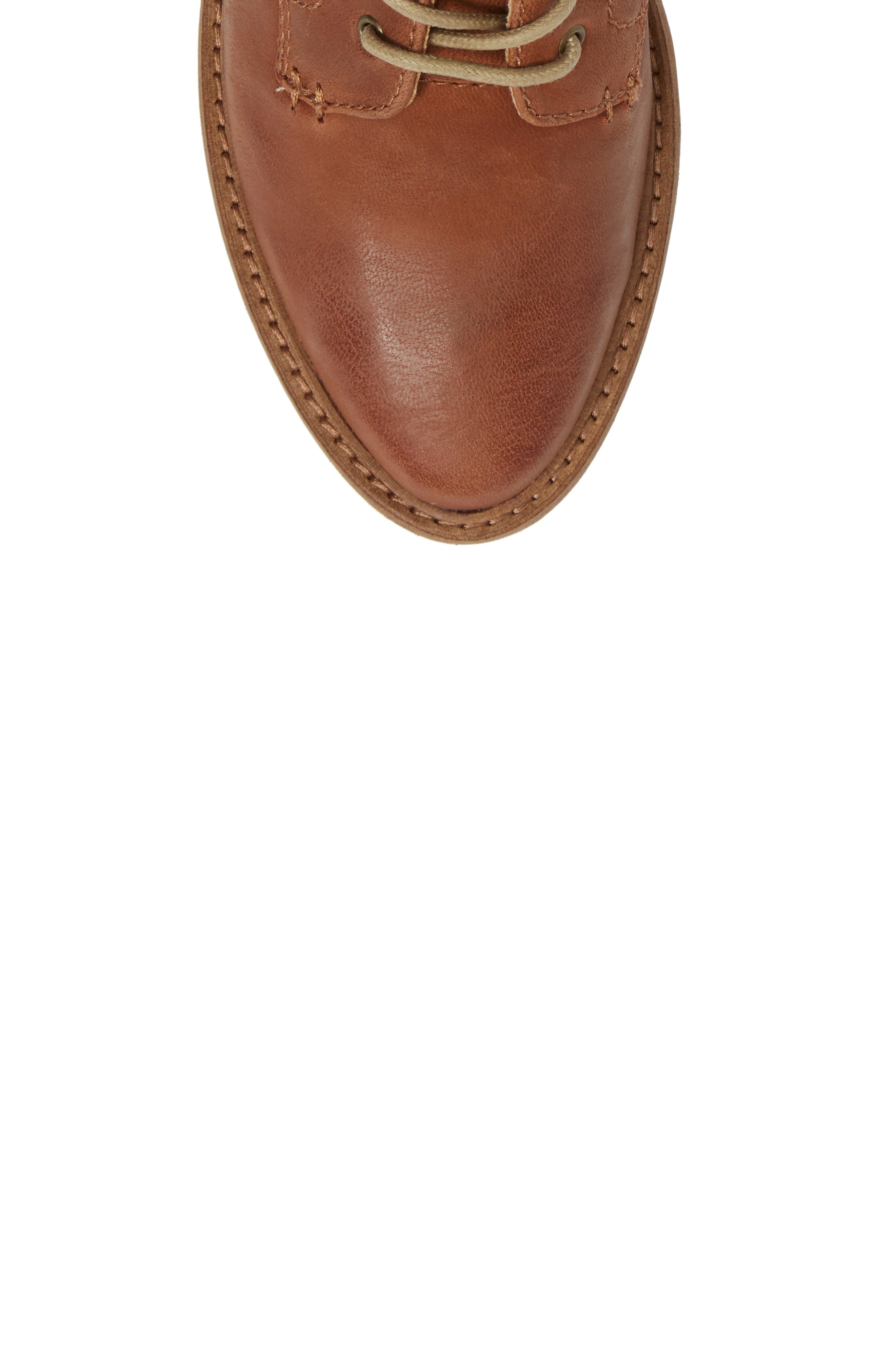 Parkway Lace-Up Bootie, Alternate, color, CHESTNUT/ GINGER