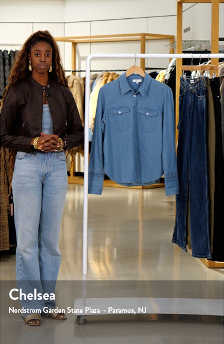 Wrenly Chambray Button-Up Shirt, sales video thumbnail