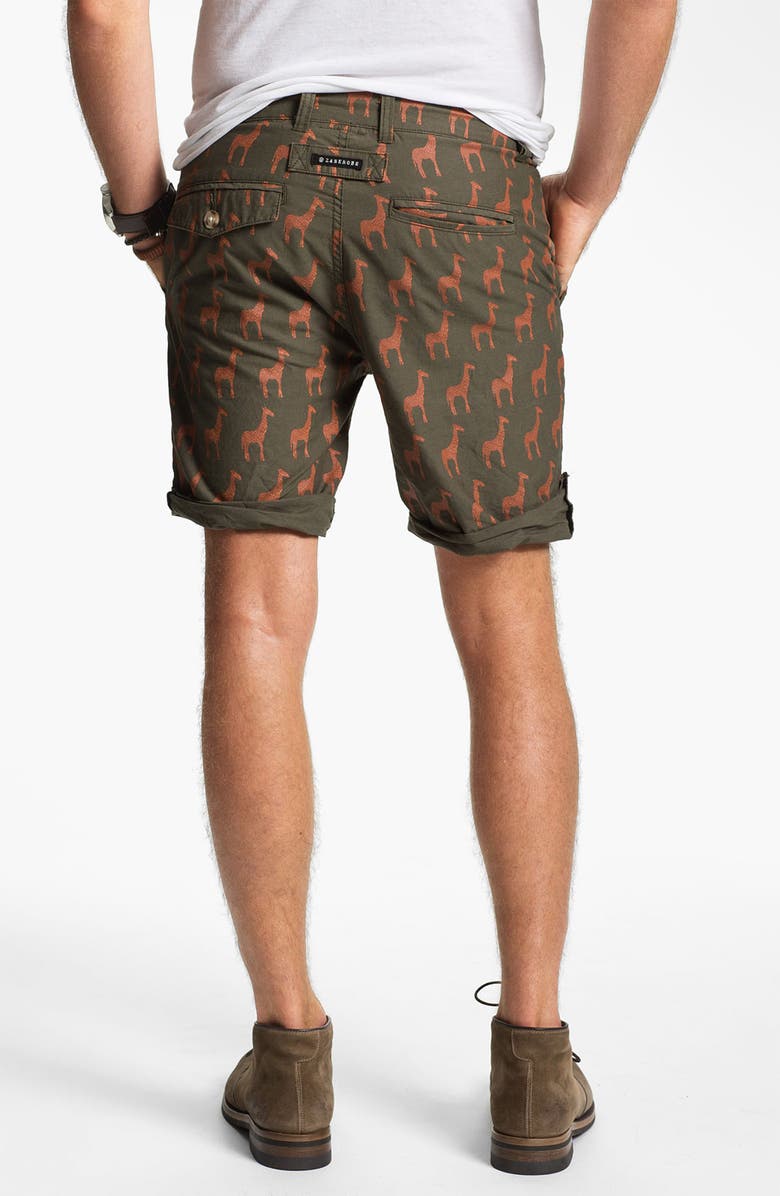 ZANEROBE 'Ziraffe' Print Chino Shorts, Alternate, color, 