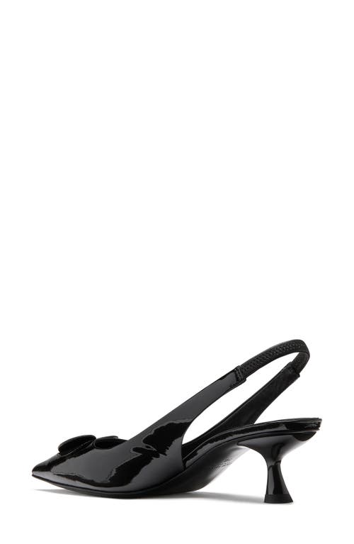 Kate Spade New York Lover Slingback Pointed Toe Kitten Heel Pump In Black
