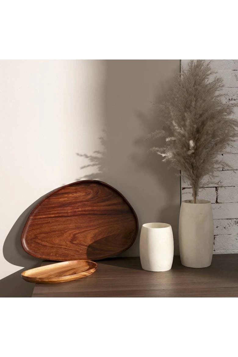 Wooden Leaf Tray, Alternate, color, Granadillo
