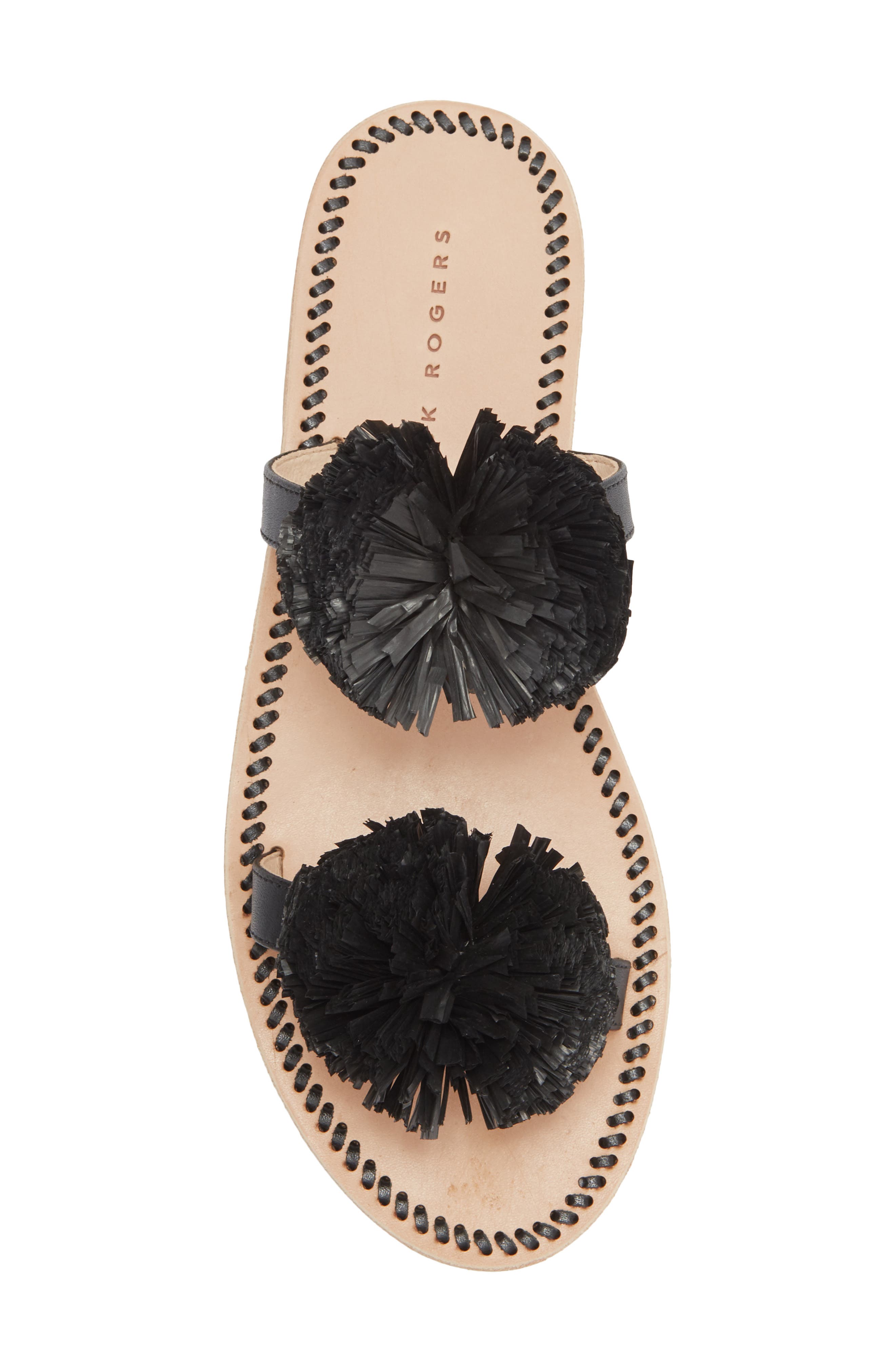 Jack Rogers Daffodil Sandal, Alternate, color, Black